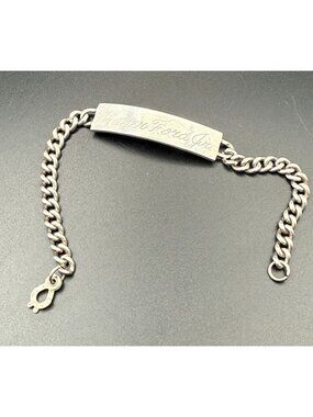 WWII Sterling Silver Military ID Bracelet | Named Walter Ford Jr. | U.S. Army |